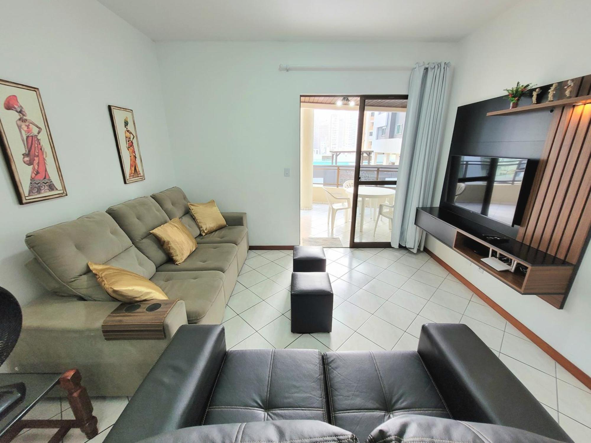 Apartamento 200 Metros Da Praia 03 Quartos Com Ar Condicionado - Meia Praia - Itapema Eksteriør bilde