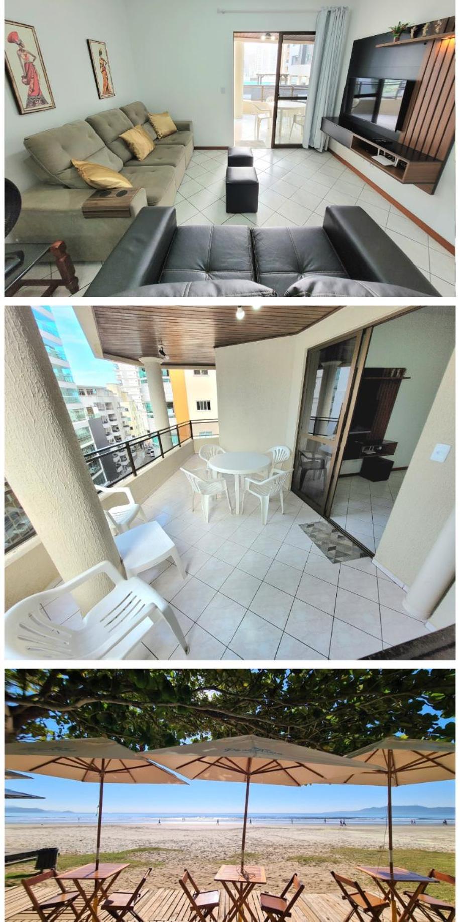 Apartamento 200 Metros Da Praia 03 Quartos Com Ar Condicionado - Meia Praia - Itapema Eksteriør bilde